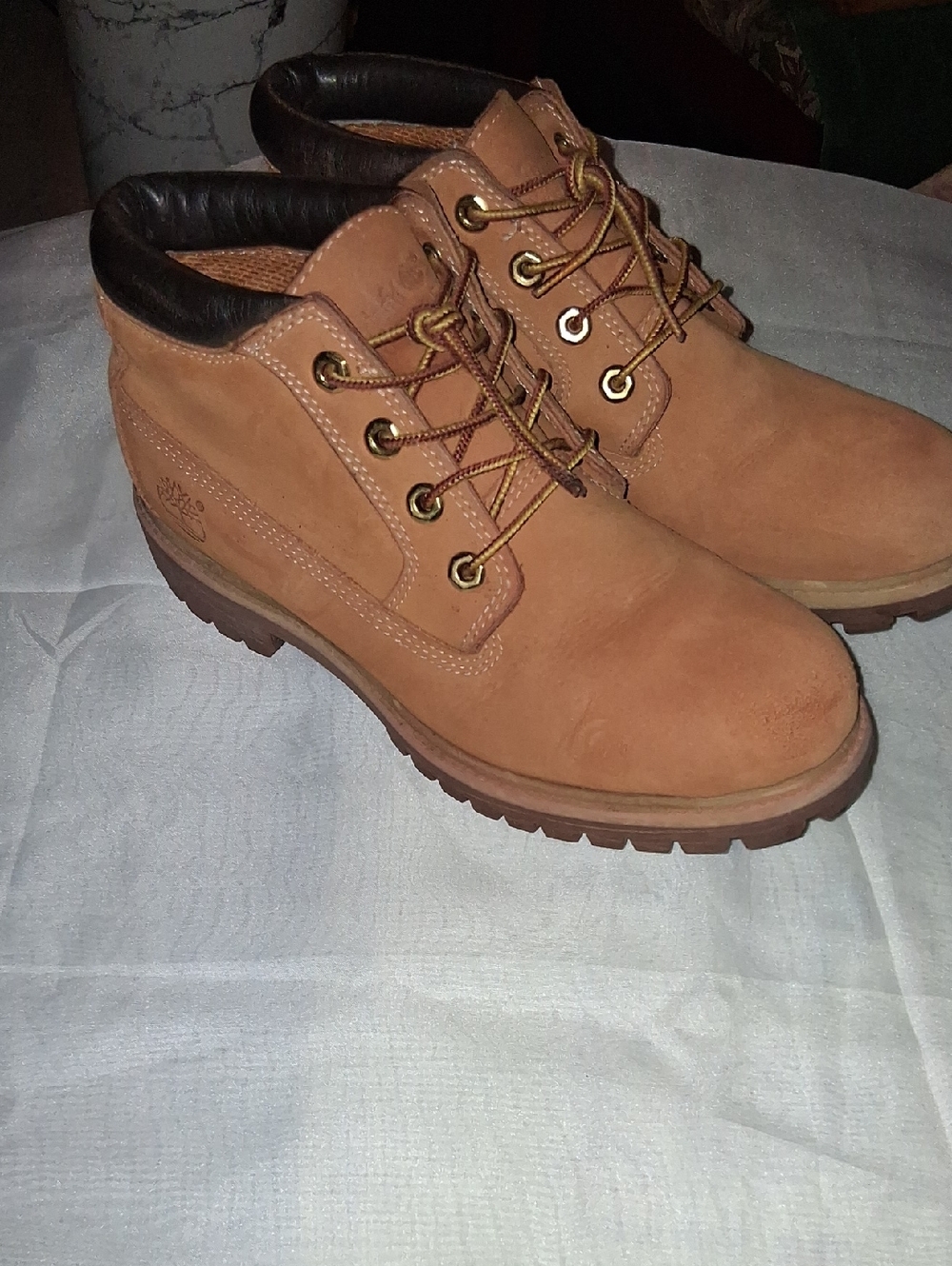 Timberland Tan Nubuck Low-Cut Work Boot